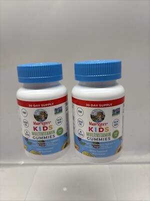 2X Mary Ruth's Kids Multivitamin Gummies = 60 TOTAL GUMMIES - BEST BY 07/26