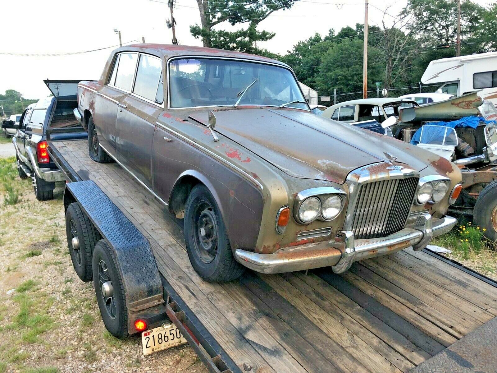 ROLLS ROYCE CORNICHE SHADOW BENTLEY HEADER TANK. WORLDS LARGEST USED INVENTORY