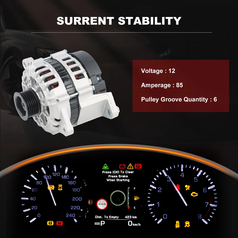 Alternator 8483 for Chevrolet Aveo 2004-2008 for Chevrolet Aveo5 2006-2008 1.6L - Imagem 3 de 4