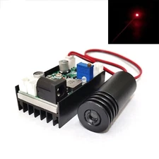 Focusable 650nm 200mw  Dot Red Laser Diode Module 12V 18*45mm