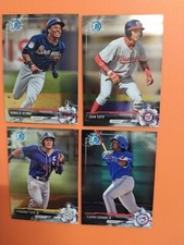 2017 JUAN SOTO RONALD ACUNA FERNANDO TATIS VLADIMIR GUERRERO BOWMAN CHROME DRAFT