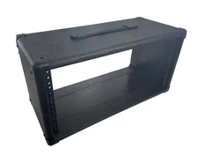 PROCRAFT 5U 9" Deep Rack Case in Black Tolex Wrap - Top Handle Black Hardware