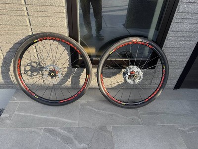 Mavic Crossmax Elite Red with bonus front and rear Boost 11s
