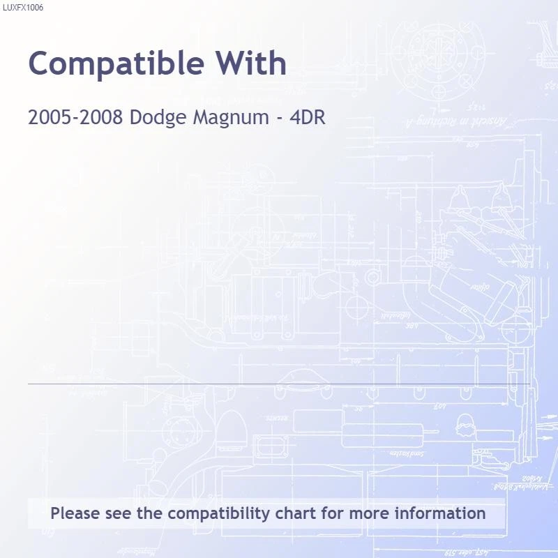 Parachoques trasero de lujo FX cromado 1,625' para Dodge Magnum 2005-2008 Foto 3 de 3