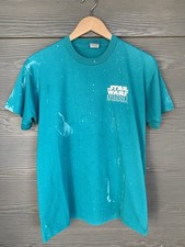 Vintage Star Wars Episode 1 Phantom Menace Movie Promo Shirt XL Distressed KFC
