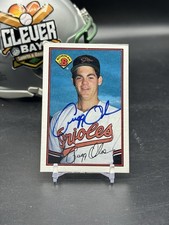 Gregg Olson Autographed Signed 1989 Bowman #6 Orioles IP Auto No COA (JDD)