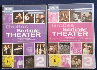 DDR TV-ARCHIV  Großes Berliner Theater Vol. 2 & 3  Brecht & Wallenstein 5 DVD's 
