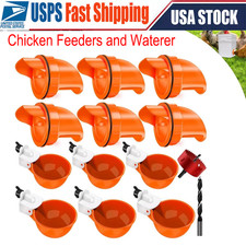 Chicken Feeder No Waste Automatic Poultry Feeder DIY Chicken Feeders and Waterer