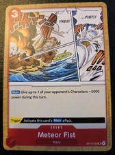 Meteor Fist OP13-020 Uncommon Carrying On His Will One Piece Card Game
