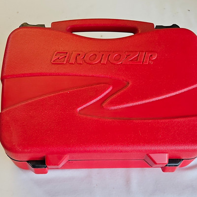RotoZip Solaris Spiral Saw Corded Electric 120V Red/Black w/ Case Attachments