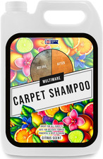 Carpet Cleaner Shampoo Citrus 5L | Carpet Shampoo for Machines | Carpet Cleaner 2.80 per litre