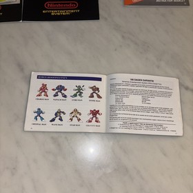 Notice Nintendo NES Megaman 5 Mega Man 5 Tr&egrave;s Bon &Eacute;tat Rare - Version FAH