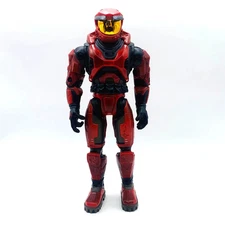 Halo 1 Red Spartan 8" Action Figure 2004 Joyride Studios Combat Evolved CE #4