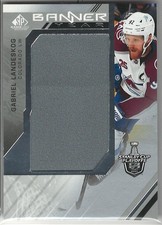 2021-22 SP Game Used Gabriel Landeskog 2021 Stanley Cup Playoffs Banner Relics