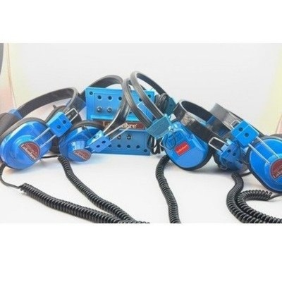Lakeshore 8 Position Headset Junction Box Listening Center 5 Headphones