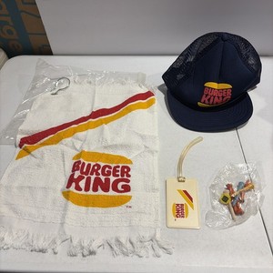Rare Burger King Golf Tee And Marker Hat Golf Towel