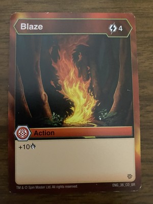 Bakugan Pro TCG - Blaze - Holohex Rare Card - Resurgence Eng 38 CO BR