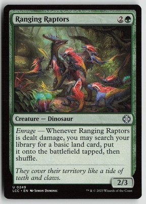 Ranging Raptors LP 249 Commander: The Lost Caverns of Ixalan MTG