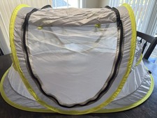 PORAY Baby Beach Tent Sun Shelter Pop-Up Folding Gray/Yellow w/ Bag PO-KT003
