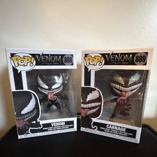 Funko Pop! Vinyl Marvel Venom: Let There Be Carnage Venom #888 Carnage #889