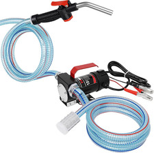 Diesel Transfer Pump, 12 Volt Fuel Transfer Pump with Nozzle Hoses for Transferr