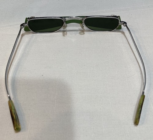 Vintage 1960's Era Green Flip Up Spectacles Japan Sunglasses John Lennon - Picture 16 of 19