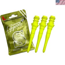 30 Soft Tip Dart Points   2BA Thread, Made in Japan, Bright Yellow