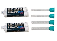 Dental Impression Material VPS Heavy Body Fast Set (2 Cartridge & 4 Tips) PVS