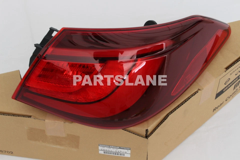 Luz trasera derecha Infiniti Q70 Q70L 2015-19 lámpara combinada derecha derecha 26550-4ap0b Foto 3 de 4
