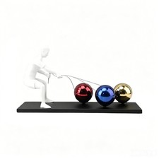 Abstract Sculpture Modern Seated Figure Sculpture Minimalist for Art Collectors