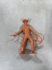 Louis Marx & Co. Cowboy With Lasso Plastic Figure 5.75" ORANGE VINTAGE 1964 B55
