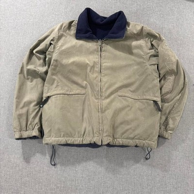 Vintage 90s Nike ACG Cotton Bomber Jacket Reversible Gray Blue Mens Medium