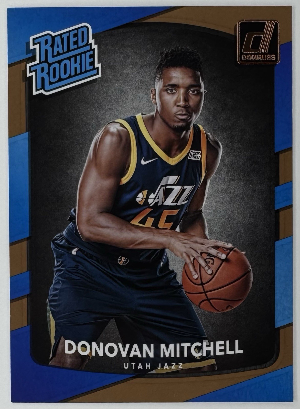 2017-18 PANINI DONRUSS RATED ROOKIE DONOVAN MITCHELL RC #188