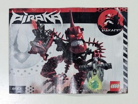 LEGO Bionicle 8901 Piraka Hakann with Instructions, Working Brain