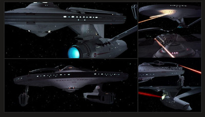 STAR TREK 2 ENTERPRISE 1701 + USS RELIANT Props: LIGHTING Plus Stands LARGE*