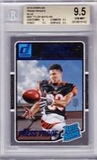 TYLER BOYD 2016 Donruss Blue Press Proofs RC #397 BGS 9.5 Pop 1 Bengals Titans