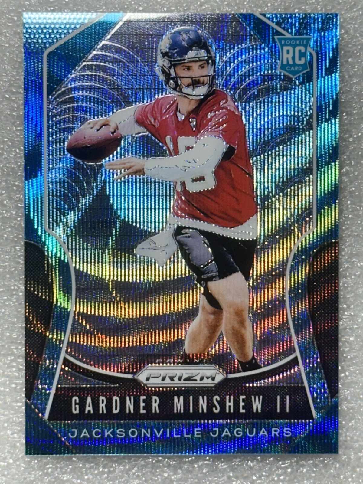 2019 Panini Prizm Rookies Blue Wave /199 Gardner Minshew II #322 Rookie RC