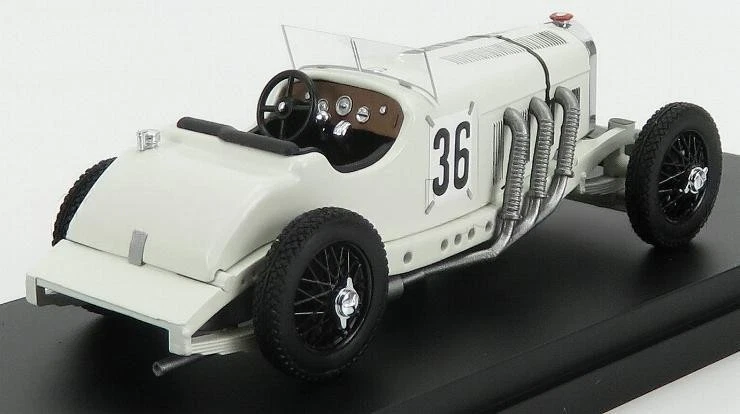 1/43 RIO MERCEDES BENZ SSKL N 36 3rd AVUS GP 1931 WHITE - Immagine 2 di 3