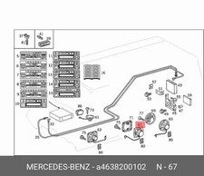 Mercedes-Benz Lautsprecher G-Klasse W463 A4638200102 Original Neu