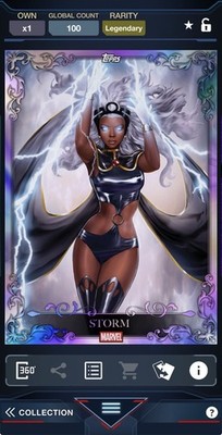 Digital Marvel Collect Heroines Rainbow LE Premiere Legendary Storm