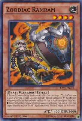Zoodiac Ramram - RATE-EN018 - Common - 1st Edition - Lightly Played