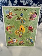 Vintage Hallmark Silly Scents Jitterbugs Grass Scent Scratch Sniff Stickers