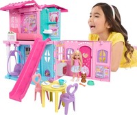 Barbie Chelsea POP UP House AND Doll Blonde ACC NEU