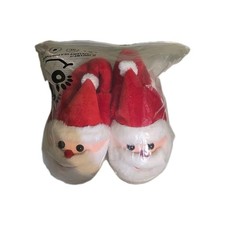 Santa Fuzzy Soft Slippers Sized 40-41 But Fits Like A Womens Size 8 Sealed