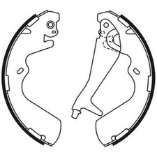 Bremsbacken-Satz hinten für Hyundai H-1-Starex A1 Porter Terracan HP | 699342