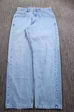 VTG 90s Levi's 569 Jeans Loose Straight Leg Men's 33x31(tagged 33x32) Light Wash
