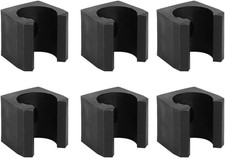 Ejoyous Billiard Pool Holder, 6 Pieces Wall Mount Pool Cue Rack Plastic Billiard