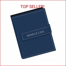 Pioneer Photo Albums 36-Pocket 4 by 6-Inch Embroidered "Memories" Strap Sewn Lea