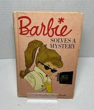 Vintage 1963 Barbie Solves A Mystery Hardcover Book Random House