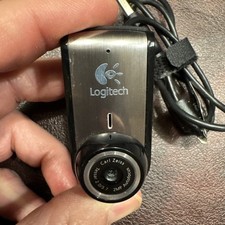 Logitech Webcam USB 2 MP Carl Zeiss / Tessar 2.0 / 3.7 Lens PC / Laptop